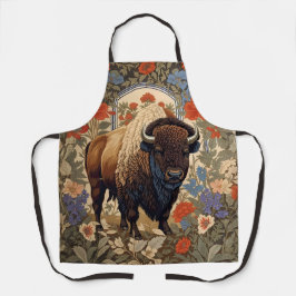 Delantal Elegante inspirado por Bison William Morris
