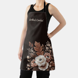 Delantal Elegante Moderno Campo Occidental - Floral