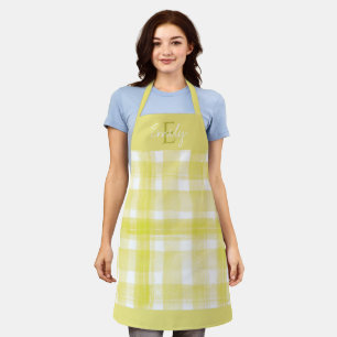 Delantal Elegante Navidades Apron de placas blancas de colo