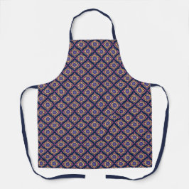 Delantal Elegante patrón floral de Moda Boho