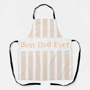 Delantal Elegante Personalizado Mejor Papá del Mundo con Ra