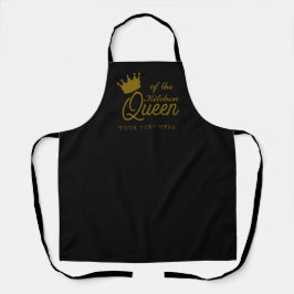 Delantal Elegante Personalizado para la Reina de l