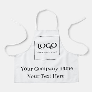Delantal Elegante plantilla personalizada de tu logotipo