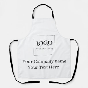 Delantal Elegante plantilla personalizada de tu logotipo