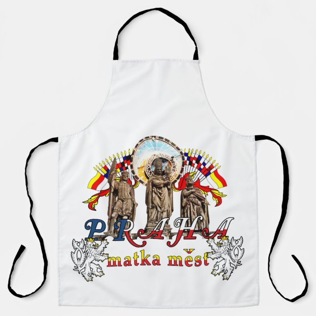 Delantal Elegante Praga Checo (Anverso)