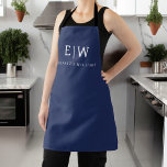 Delantal Elegante Profesional Simple Monograma Minimalista<br><div class="desc">Presentamos nuestra Elegante Colección Minimalista Profesional Simple Monograma: Eleva tu estilo con sofisticación atemporal y elegancia subestimada. Esta colección, elaborada con meticulosa atención a los detalles, presenta diseños minimalistas adornados con su monograma personalizado. Cada pieza exuda profesionalismo y refinamiento, perfecto para dar una impresión duradera en cualquier entorno. Desde la...</div>