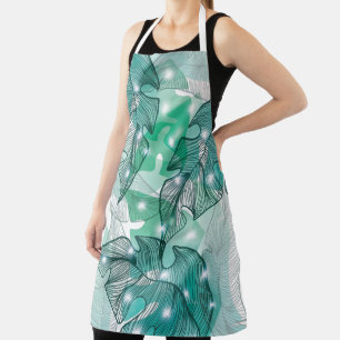 Delantal Elegante Tropical