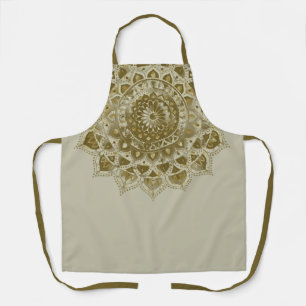 Delantal Elegante y colorido Mandala estilo India 4