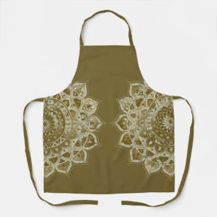 Delantal Elegante y colorido Mandala estilo India 4