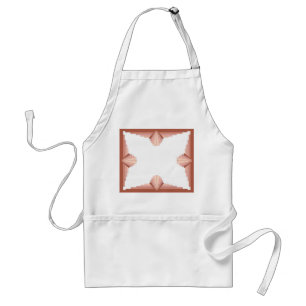 Delantal Elementos Art Decó en una paleta de oro rosa