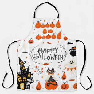 Delantal Elementos de diseño de Halloween. Clases de Hallo