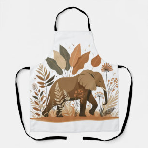 Delantal Elephant in Botanical Jungle – Elefante en Selva B