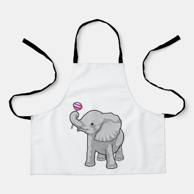Delantal Elephant Lollipop (Anverso)