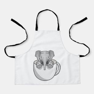 Delantal Elephant with Cup