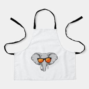 Delantal Elephant with Sunglasses