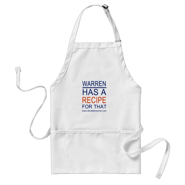 Delantal Elizabeth Warren Apron (Frente)