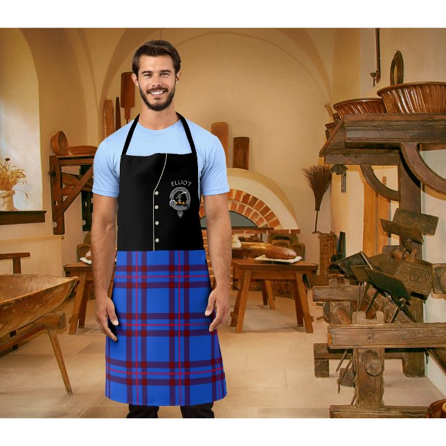Delantal Elliot Clan Badge & Tartan Kilt (Subido por el creador)
