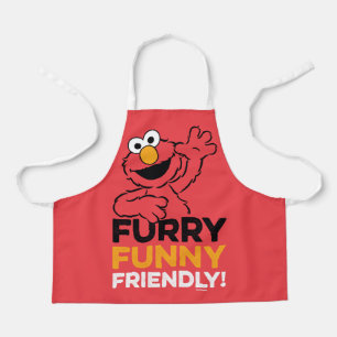 Delantal Elmo   Furry Funny Friendly