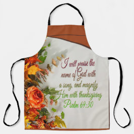 Delantal Elogiarlo con Acción de Gracias