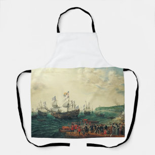 Delantal Embarcadura en la margen del Palatino Elector