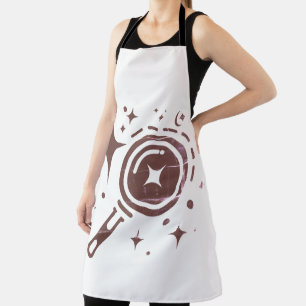 Delantal emblema de IA Estrellas de Sparkle, faro de la era