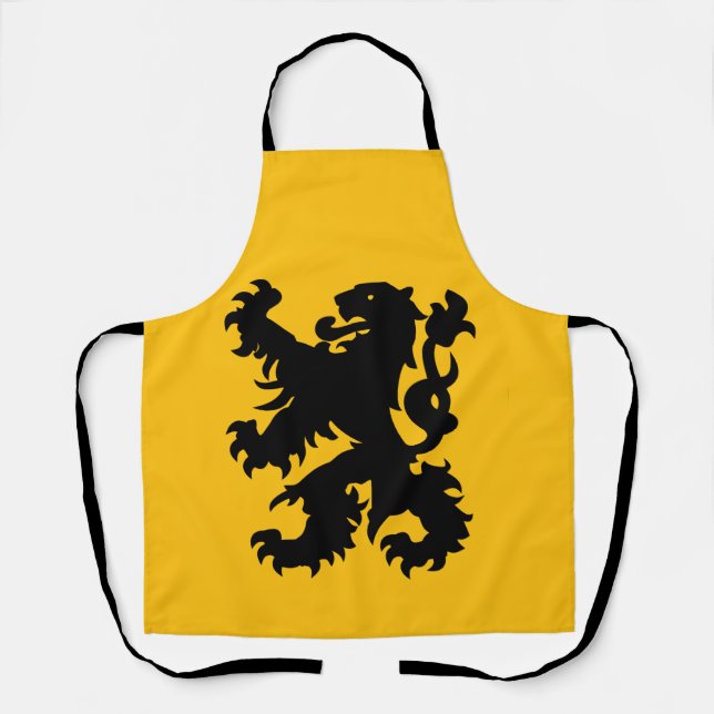 Delantal Emblema del León Flamenco (Anverso)