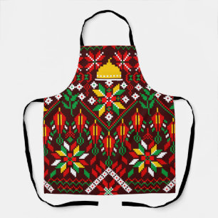 Delantal Embrodería tradicional de Palestina Tatreez