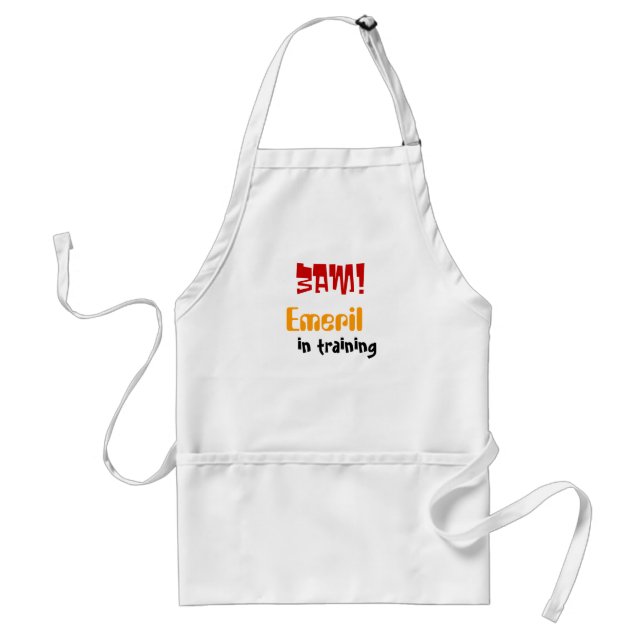 Delantal Emeril en el entrenamiento (Frente)