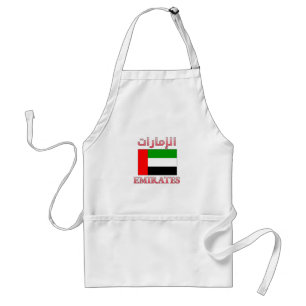 Delantal Emiratos Árabes Unidos bandera de los Emiratos Ára