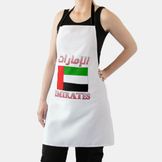 Delantal Emiratos Árabes Unidos bandera de los Emiratos Ára