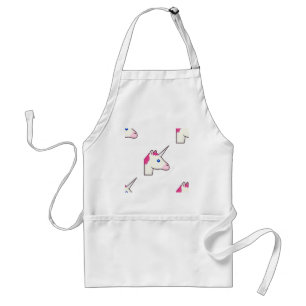 Delantal emoji de unicornio