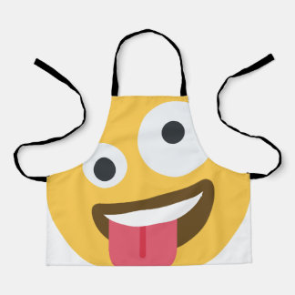 Delantal Emoji Zany Face
