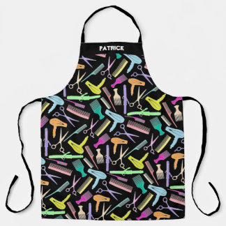 Delantal Empleado de la Lista de Estilos de Barber Monogram