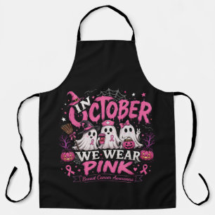 Delantal en Octubre Nosotros Usamos Rosa Conciencia Del Cán