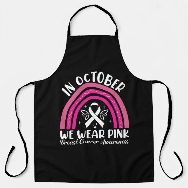Delantal En octubre usamos rosa (Anverso)