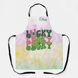 Delantal Encanta tu cocina con la suerte del chef irlandés 