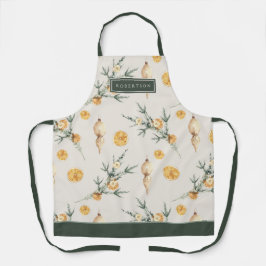 Delantal Encantador Personalizado de la fiesta de invierno