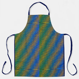 Delantal Energía alineada | Apron de líneas abstractas