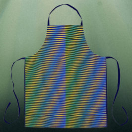 Delantal Energía alineada | Apron de líneas abstractas