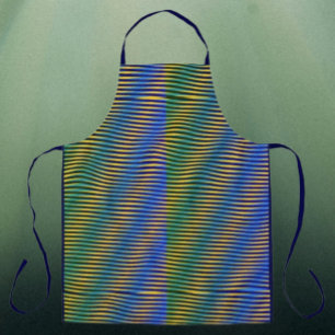 Delantal Energía alineada   Apron de líneas abstractas