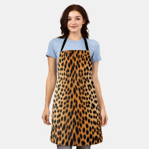 Delantal Energía de Leopardo Salvaje – Moda Audaz de Estamp