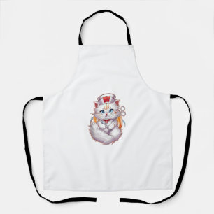 Delantal Enfermera De Gato. Enfermería especial de gato par