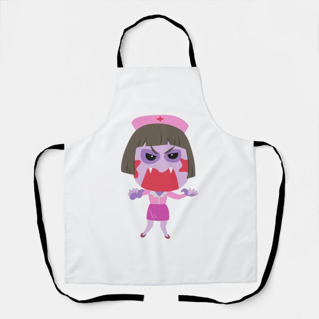 Delantal Enfermera de Halloween (Anverso)