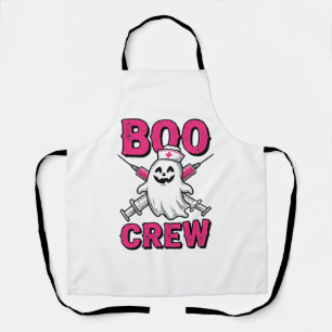 Delantal Enfermera de la tripulación Boo fantasma de Hallow