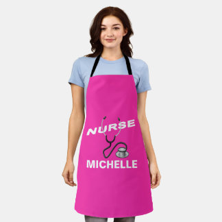 Delantal Enfermera de nombre personalizado Apron