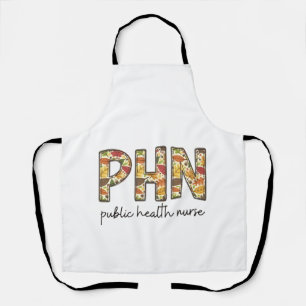 Delantal Enfermera de salud pública sudadera PHN RN Shirt C