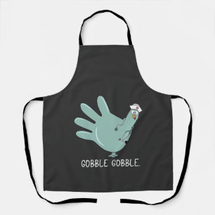 Delantal Enfermera de Urgencias Pavo Gobble Squad Enfermera