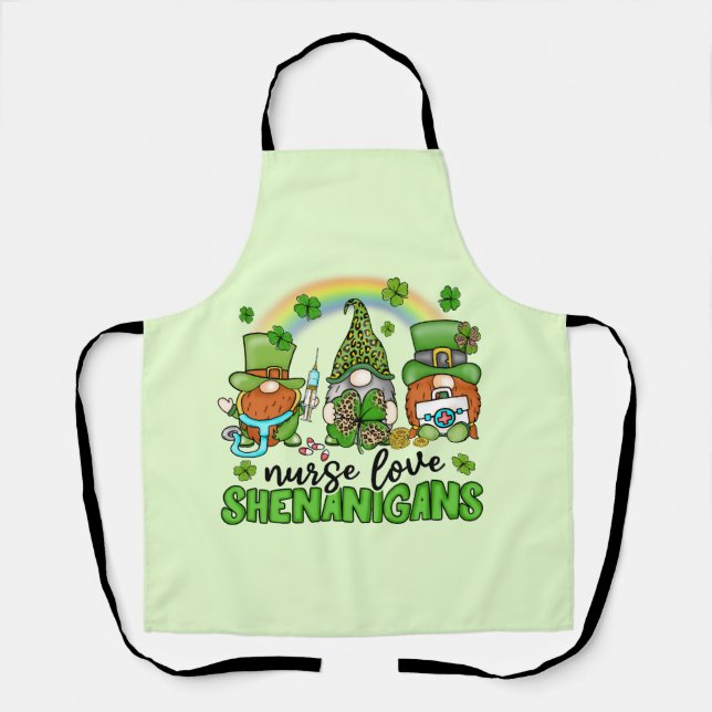 Delantal Enfermera Love Shenanigans St. Patrick's (Anverso)