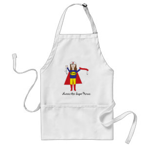 Delantal Enfermeras Super Heroes (Brunette) Apron