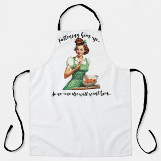 Delantal engordándolo...